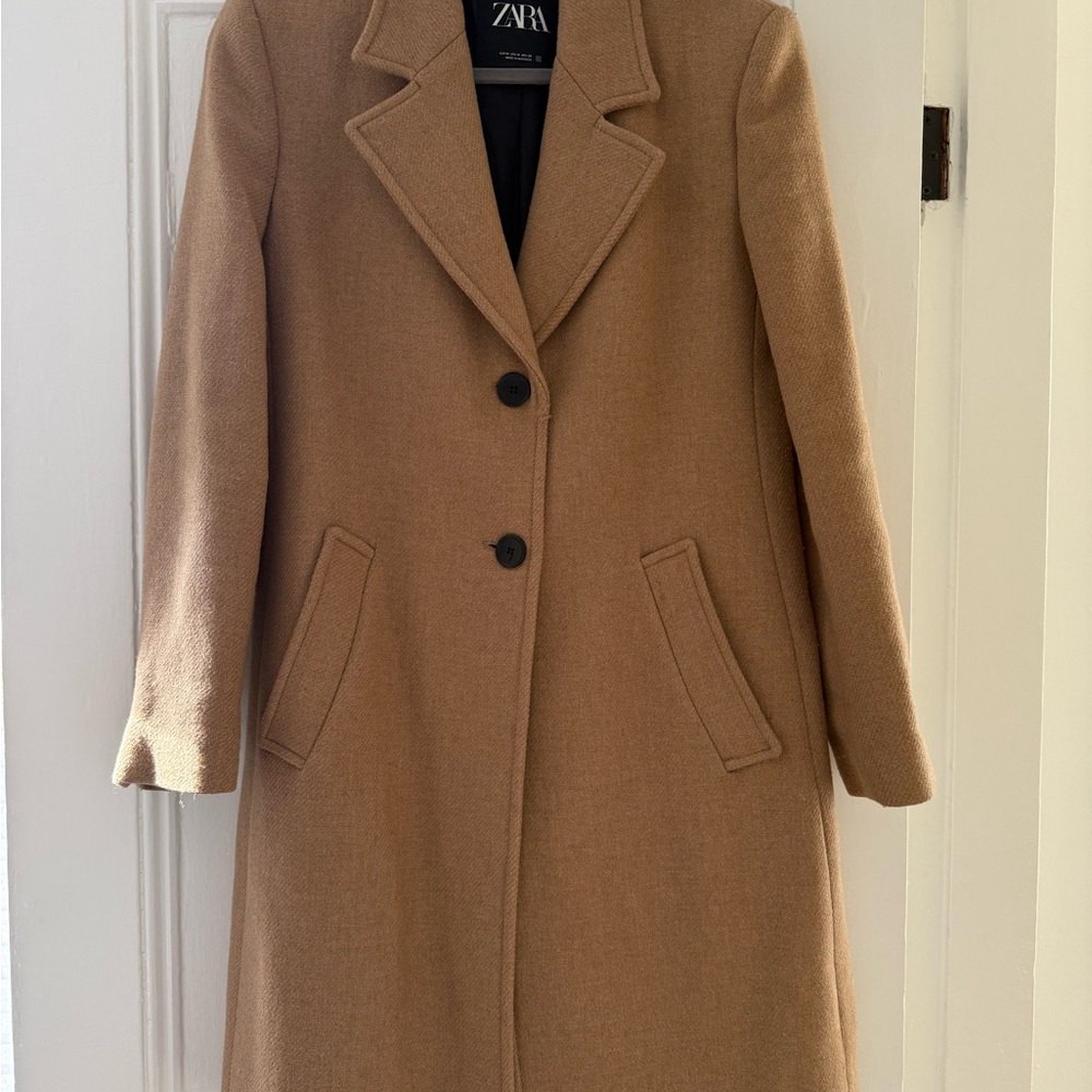 Zara Women's Wool Long Coat